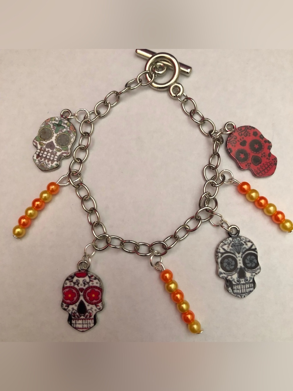 Día De Muertos Skull Calavera Charm Bracelet
SKU584